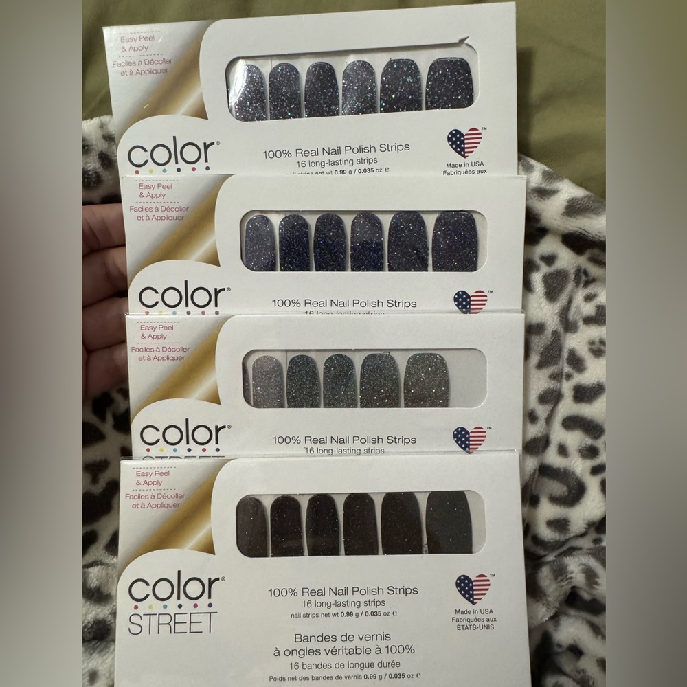 Color Street Nail Strips - This is a pack with 4 colors included that you see.